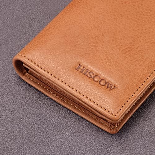 HISCOW Full Grain Leather Business Card Holder Case - Image 6