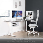 VIVO White Clamp-on 20 x 24 inch Desk Pegboard, PP-DK24W - Image 5