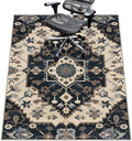 Chair Mat for Hardwood Floor,48"*60" Under Desk Mat for Rolling Computer Chair &Low Pile Carpet Floor,Anti-Slip Floor Protector for Home Office Retro by SAIKOOWA