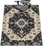 Chair Mat for Hardwood Floor,48"*60" Under Desk Mat for Rolling Computer Chair &Low Pile Carpet Floor,Anti-Slip Floor Protector for Home Office Retro by SAIKOOWA