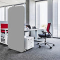 DECOLAB Standing Room Dividers, Portable Panel Wall 29x65 inch, Steel by DECOLAB