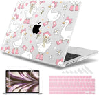 May Chen for 2026 MacBook Pro 14-inch M5 M4 M3 M2 M1 Pro/Max Chip, Release 2026 2025-2021, Model A3427 A3426 A3434 A3112 A3401 A3185, Plastic Hard Shell with Keyboard Cover, Cute Goose Spring by MayChen