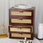 GoooodGIFT Wooden Drawers Large Wooden Box with Drawer, Brown - Image 4