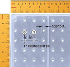 Azar Displays 701414-CLR Rotating Display Stand - 4-Sided Display Racks - Peg Display Carousel (14” W x 14” D x 20” H) - Easy Assemble Revolving Display for Retail - Pegboard Organizer, Clear - Image 3