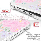 May Chen Case for M5/M4/M3/M2 MacBook Air 13 inch Case 2026-2022 Release - Image 3