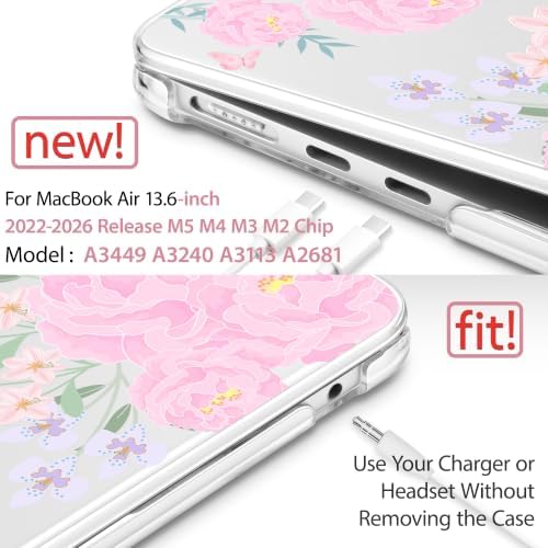 May Chen Case for M5/M4/M3/M2 MacBook Air 13 inch Case 2026-2022 Release - Image 3