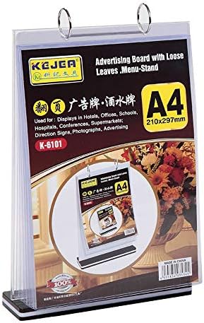 Multi-Function Display Card, menu Price Card, T Type 8.5 x 11,Flip A4 Desktop Card, Multi-Page Desktop Card, Multi-Page Beverage Card, - Image 4