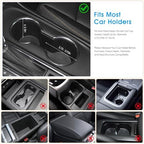 Car Desk for Laptop, 360° Rotation Wood Car Cup Holder Tray - Image 4