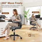 Office Desk Chair, Ergonomic Computer Chair with Unique Dual-Layer Support - Image 5