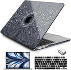 Batianda AstroGrid Case for MacBook Air 13.6" M2-M5 Chip, Circuit Board by Batianda