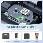 Replacement for Brother P Touch Label Tape TZe TZ 24mm 0.94 Laminated Color - Image 2