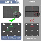 WALMANN 4-Pack 12"x16" Metal Pegboard Panels, Tool Organizer Pegboard - Image 5