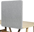 Desk Privacy Panel 24" x 24" Table Privacy Panel Acoustic Partition Noise Visual Isolate Table Divider with Clamp for Student Study Reception Area Office Library (24" x 24") by Nayciiy