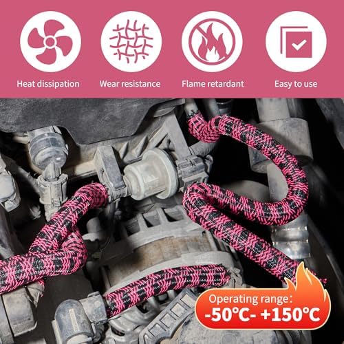 Cable Sleeve 3/4 Inch x 50FT Self-Wrapping Wire Loom - Image 5