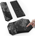 Ergonomic Mouse Pad with Wrist Rest & Keyboard Wrist Rest Support Set by abcmat