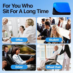 Gel Seat Cushion, Cooling Honeycomb Design for Office Chair Car Wheelchair - Image 5