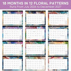Taja 3 Pack of Desk Calendar 2026-2027, Jul 2026-Dec 2027, 17" x 12" - Image 6