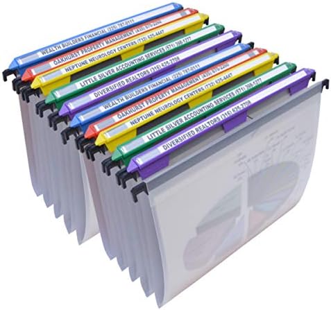 Ultimate Office MagniFile V-Bottom Hanging File Folders, Set of 10 Frost by UltimateOffice