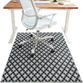 48"x60" Office Chair Mat for Hardwood Floor, Non-Slip Washable Basalt Grey by BESBLEE