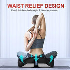 Benazcap Large Ergonomic Seat Cushion Relieves Sciatica & Tailbone Pain - Image 3