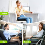 AUVON Gel Seat Cushion, Triple-Layer Core for Cool & Pressure-Free Sitting, Cooling Gel Office Chair Cushion, Ergonomic Dual-Density Memory Foam for Hemorrhoid, Sciatica, Tailbone Pain Relief - Image 6