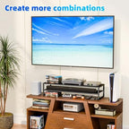 Simple Trending 2-Tier Dual Monitor Stand with Mouse Pad, Metal, Black - Image 4