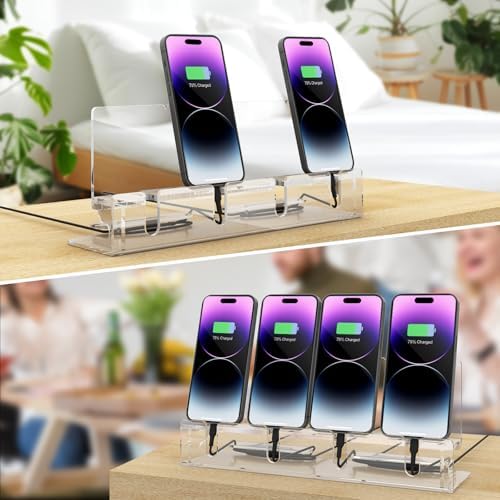 4 Phones Acrylic Multiple Cell Phone Stand - Image 7