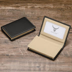 HISCOW Full Grain Leather Business Card Holder Case - Image 2
