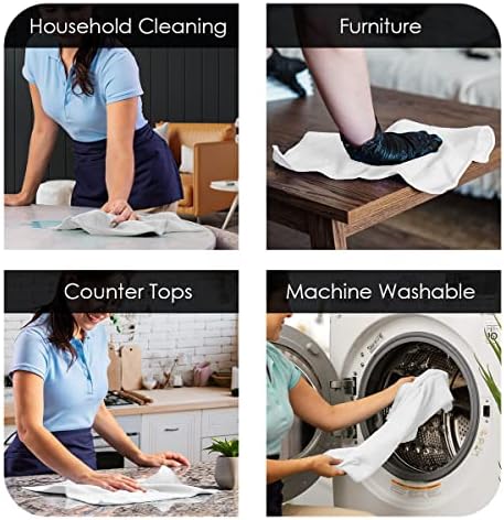 Avalon Towels Microfiber Cleaning Cloths (Value Pack of 48) - Size 16 x 16 Inches, Highly Absorbent Cleaning Rags, Lint Free, Reusable and Washable, Microfiber Towels for Cars - Image 5