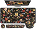 iCasso Desk Cover Mat, 4in1 Floral Large Mouse Pad with Wrist Rest by iCasso