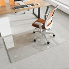 Koonmi Glass Chair Mat for Carpet, 32"x54" Thick Office Chair Mat by KOONMI