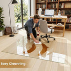 36"x46" Tempered Glass Chair mat for Carpet - Image 5