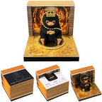 3D Calendar 2027, Tear-Away Desk Calendar, Paper Art Memo Pad, LED Light ( G) - Image 2