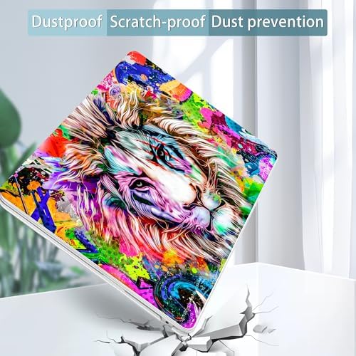 Tuiklol for 2026 2025 2024 2023 MacBook Air 15 inch Case Model M5 A3448 M4 A3241 M3 A3114 M2 A2941 Hard Shell Case for MacBook 15.3'' Cover, Lion - Image 5