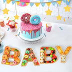FillTouch 1 Set Baby Shower Letter Charcuterie Board, Wood Wood Tray - Image 5