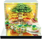 3D Calendar 2027,Creative 3D Memo Pad Time Piece Calendar 2027 Tear Away Paper Sculpture Flower Sea Tree Island Multi-Color DIY Art Note by Dawnvive