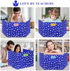 Blue 24-Pack Desk Dividers for Students, Waterproof Plastic Study Carrel Divider, Durable Testing Dividers for Classroom Teacher Supplies, Easy to Clean Privacy Shield Folder Boards for Student Desk - Image 6