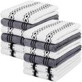 HOMEXCEL Microfiber Cleaning Cloth, Kitchen Towels 12 Pack, Lint Free, Scratch-Free, Highly Absorbent, Reusable Dish Towels for Kitchen and Household by HOMEXCEL