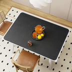 Mydours 40"x28" XL Large Desk Mat - Full Desk Blotter Mouse Pad, (Black) - Image 2