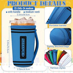 Silifine 8 Pcs Teacher Gifts Iced Coffee Sleeves, Pattern - Image 2