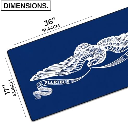 MPCO. Out of Many, One Gaming Desk Pad, 36" x 17" Duraglyde Fabric Desk Mat - Image 2