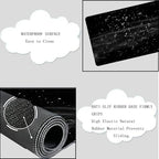 Cloud Mouse Pad Keyboard Wrist Rest 4PCS Extended Large Galaxy Desk Mat Pad Set Memory Foam Non-Slip Cute Ergonomic Gaming Mouse Pad Wrist Support for Computer Laptop Home Office Black - Image 3