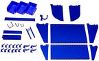 Wall Control Slotted Tool Board Workstation Accessory Kit Pegboard and Slotted Tool Board – Blue (Pack of 3) - Image 3