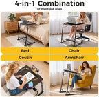 FoldWise Upgraded Folding TV Tray Table, Sturdy Couch & Dinner Laptop Table - Image 4