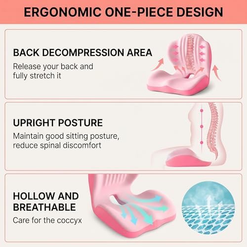 Ergonomic Lumbar & Seat Support Cushion - Image 5