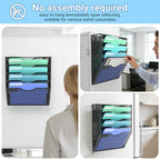 Gawerk Magnetic Wall File Holder – Magnetic Paper & Document Organizer for Home and Office (5 Tier) - Image 6