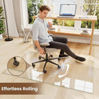 30"x48" Tempered Glass Chair Mat for Carpet - Image 4