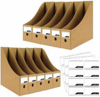 ANSSDO 24 Pack Brown Kraft Cardboard Magazine Holder Bulk by ANSSDO