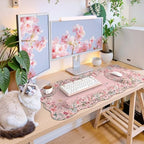 iCasso Pink Keyboard Mat 35.4"x15.7", Desk Protector for Classroom - Image 6