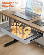 PUTORSEN Under Desk Storage Drawer 14.8" Wide - Smooth Slide Out Organizer - Image 4